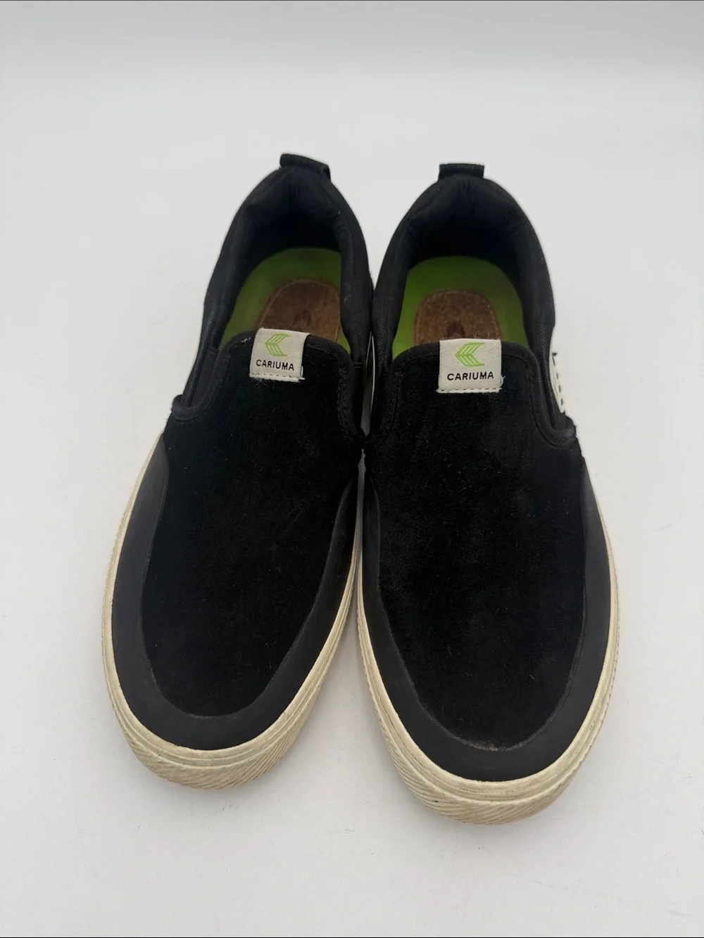 Cariuma Casual Slip-On Men's Shoes in Black - Comfort Everyday 7.5 casual beach